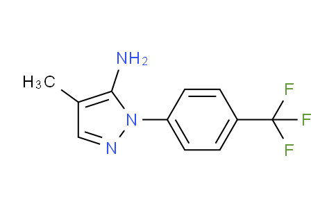 CAS No. 1448854-97-4, 4-Methyl-1-(4-(trifluoromethyl)phenyl)-1H-pyrazol-5-amine