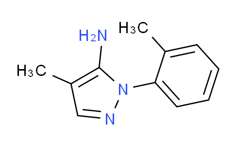 CAS No. 1448854-80-5, 4-Methyl-1-(o-tolyl)-1H-pyrazol-5-amine