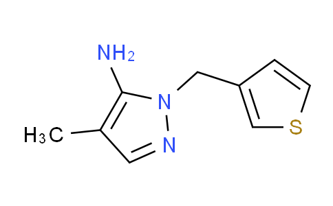 CAS No. 1152505-33-3, 4-Methyl-1-(thiophen-3-ylmethyl)-1H-pyrazol-5-amine