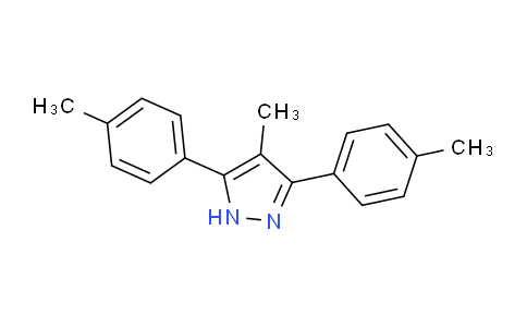 CAS No. 724742-87-4, 4-Methyl-3,5-di-p-tolyl-1H-pyrazole