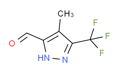 CAS No. 1284219-94-8, 4-Methyl-3-(trifluoromethyl)-1H-pyrazole-5-carbaldehyde