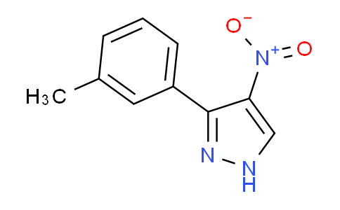 CAS No. 1247384-91-3, 4-Nitro-3-(m-tolyl)-1H-pyrazole