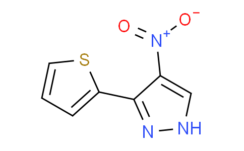 CAS No. 1710853-95-4, 4-Nitro-3-(thiophen-2-yl)-1H-pyrazole