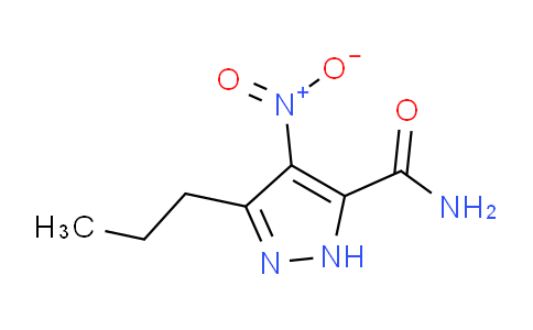CAS No. 139756-08-4, 4-Nitro-3-propyl-1H-pyrazole-5-carboxamide