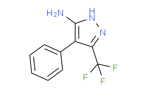 CAS No. 63156-73-0, 4-Phenyl-3-(trifluoromethyl)-1H-pyrazol-5-amine