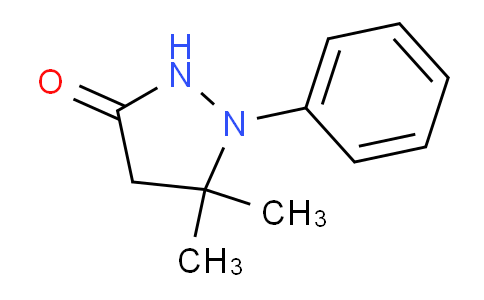 CAS No. 6112-48-7, 5,5-Dimethyl-1-phenylpyrazolidin-3-one