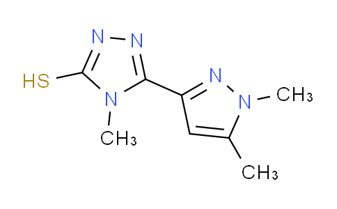 CAS No. 957299-16-0, 5-(1,5-Dimethyl-1H-pyrazol-3-yl)-4-methyl-4H-1,2,4-triazole-3-thiol