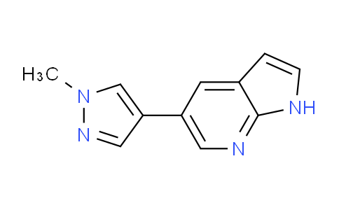CAS No. 918522-51-7, 5-(1-Methyl-1H-pyrazol-4-yl)-1H-pyrrolo[2,3-b]pyridine