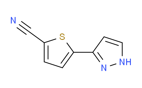 CAS No. 474707-58-9, 5-(1H-Pyrazol-3-yl)thiophene-2-carbonitrile