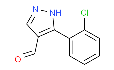 CAS No. 199682-74-1, 5-(2-Chlorophenyl)-1H-pyrazole-4-carbaldehyde