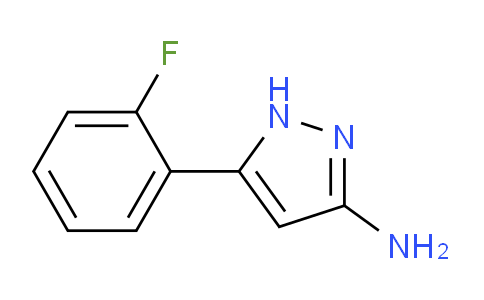 CAS No. 502132-86-7, 5-(2-Fluorophenyl)-1H-pyrazol-3-amine
