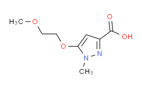 CAS No. 1707568-61-3, 5-(2-Methoxyethoxy)-1-methyl-1H-pyrazole-3-carboxylic acid