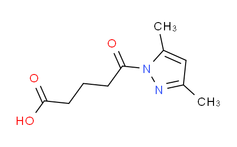 CAS No. 481703-72-4, 5-(3,5-Dimethyl-1H-pyrazol-1-yl)-5-oxopentanoic acid