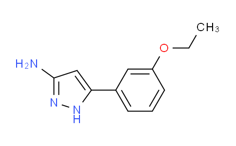 CAS No. 502132-94-7, 5-(3-Ethoxyphenyl)-1H-pyrazol-3-amine