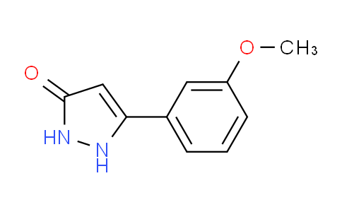 CAS No. 1082046-10-3, 5-(3-Methoxyphenyl)-1H-pyrazol-3(2H)-one