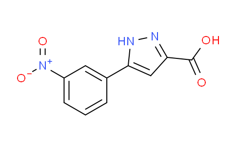 CAS No. 1557038-82-0, 5-(3-Nitrophenyl)-1H-pyrazole-3-carboxylic acid