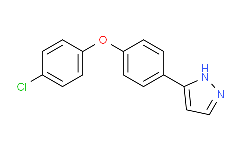 CAS No. 1397220-65-3, 5-(4-(4-Chlorophenoxy)phenyl)-1H-pyrazole