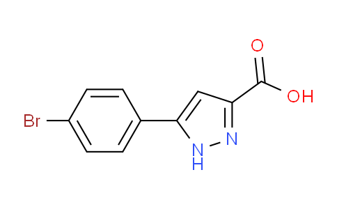 CAS No. 46413-66-5, 5-(4-Bromophenyl)-1H-pyrazole-3-carboxylic acid
