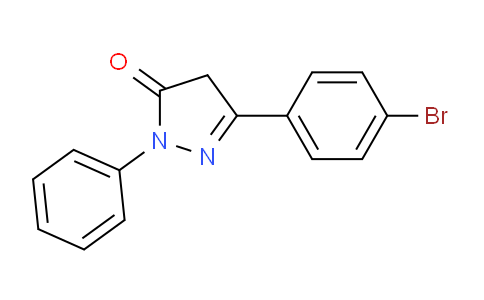 CAS No. 59848-48-5, 5-(4-Bromophenyl)-2,4-dihydro-2-phenyl-3h-pyrazol-3-one