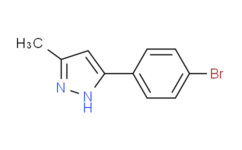 CAS No. 948293-34-3, 5-(4-Bromophenyl)-3-methyl-1H-pyrazole