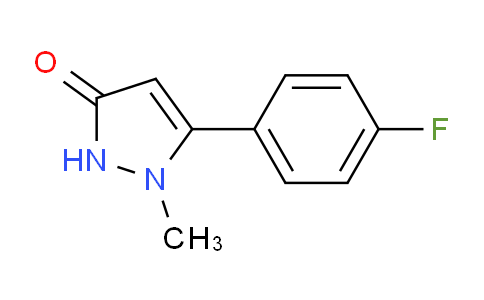 CAS No. 623577-33-3, 5-(4-Fluorophenyl)-1-methyl-1H-pyrazol-3(2H)-one