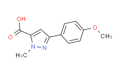 CAS No. 93618-34-9, 5-(4-Methoxyphenyl)-2-methylpyrazole-3-carboxylic acid