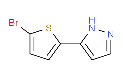 CAS No. 166196-67-4, 5-(5-Bromothiophen-2-yl)-1H-pyrazole