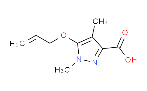 CAS No. 1239723-65-9, 5-(Allyloxy)-1,4-dimethyl-1H-pyrazole-3-carboxylic acid