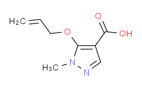 CAS No. 1365957-54-5, 5-(Allyloxy)-1-methyl-1H-pyrazole-4-carboxylic acid