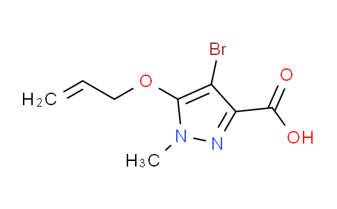 CAS No. 1239741-04-8, 5-(Allyloxy)-4-bromo-1-methyl-1H-pyrazole-3-carboxylic acid