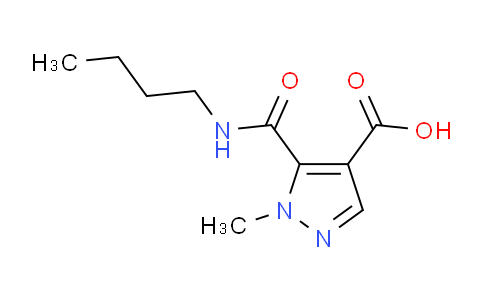 CAS No. 1006476-26-1, 5-(Butylcarbamoyl)-1-methyl-1H-pyrazole-4-carboxylic acid
