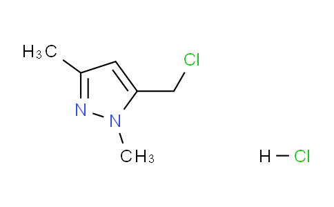 CAS No. 1056598-95-8, 5-(Chloromethyl)-1,3-dimethyl-1H-pyrazole hydrochloride