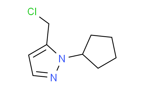 CAS No. 1328640-35-2, 5-(Chloromethyl)-1-cyclopentyl-1H-pyrazole