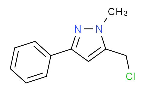 CAS No. 869901-14-4, 5-(Chloromethyl)-1-methyl-3-phenyl-1H-pyrazole