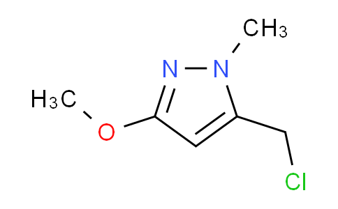 CAS No. 1823909-96-1, 5-(Chloromethyl)-3-methoxy-1-methyl-1H-pyrazole