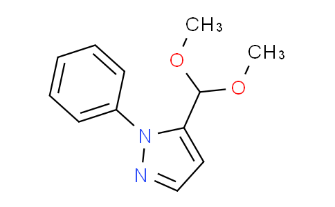 CAS No. 1055246-96-2, 5-(Dimethoxymethyl)-1-phenyl-1H-pyrazole