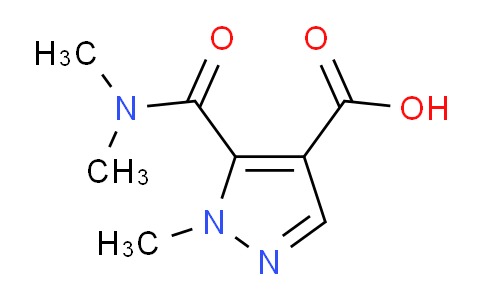 CAS No. 1006476-07-8, 5-(Dimethylcarbamoyl)-1-methyl-1H-pyrazole-4-carboxylic acid