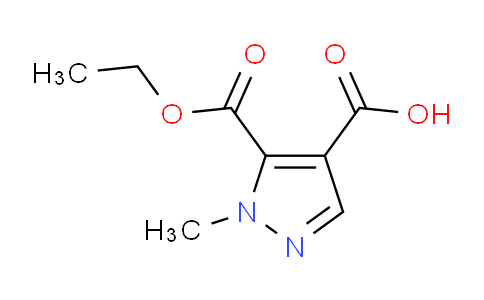 CAS No. 1174886-97-5, 5-(Ethoxycarbonyl)-1-methyl-1H-pyrazole-4-carboxylic acid