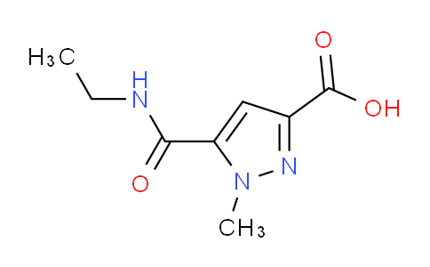 CAS No. 1171333-04-2, 5-(Ethylcarbamoyl)-1-methyl-1H-pyrazole-3-carboxylic acid