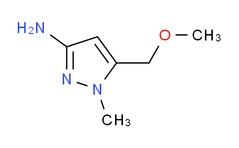 CAS No. 1328640-82-9, 5-(Methoxymethyl)-1-methyl-1H-pyrazol-3-amine