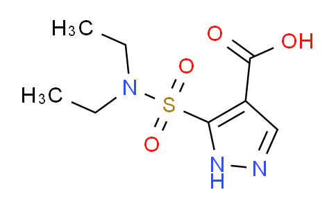 CAS No. 1231188-16-1, 5-(N,N-Diethylsulfamoyl)-1H-pyrazole-4-carboxylic acid