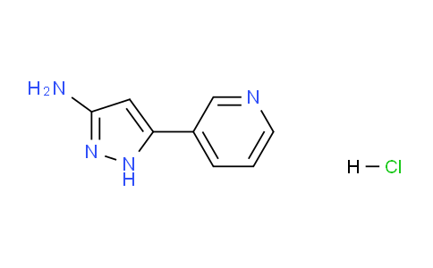 CAS No. 1071623-05-6, 5-(Pyridin-3-yl)-1H-pyrazol-3-amine hydrochloride