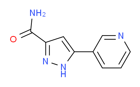 CAS No. 287494-01-3, 5-(Pyridin-3-yl)-1H-pyrazole-3-carboxamide