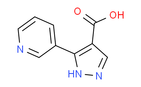 CAS No. 1152539-87-1, 5-(Pyridin-3-yl)-1H-pyrazole-4-carboxylic acid