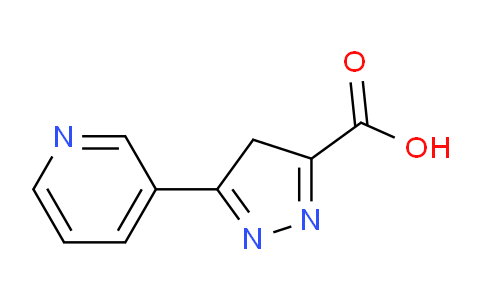 CAS No. 904813-10-1, 5-(Pyridin-3-yl)-4H-pyrazole-3-carboxylic acid