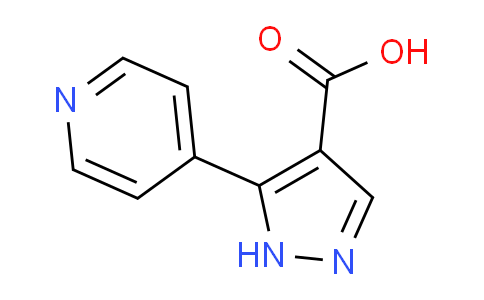 CAS No. 911462-25-4, 5-(Pyridin-4-yl)-1H-pyrazole-4-carboxylic acid