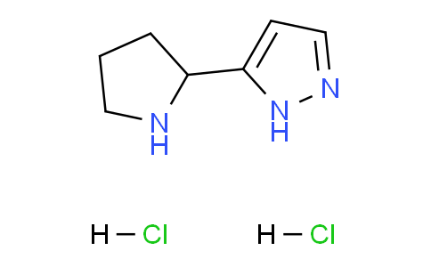 CAS No. 1316223-60-5, 5-(Pyrrolidin-2-yl)-1H-pyrazole dihydrochloride