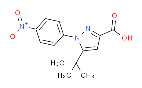 CAS No. 817172-32-0, 5-(tert-Butyl)-1-(4-nitrophenyl)-1H-pyrazole-3-carboxylic acid
