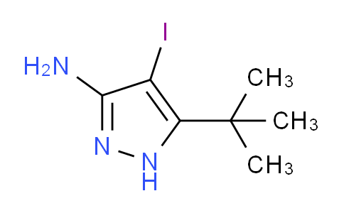 CAS No. 1355172-18-7, 5-(tert-Butyl)-4-iodo-1H-pyrazol-3-amine