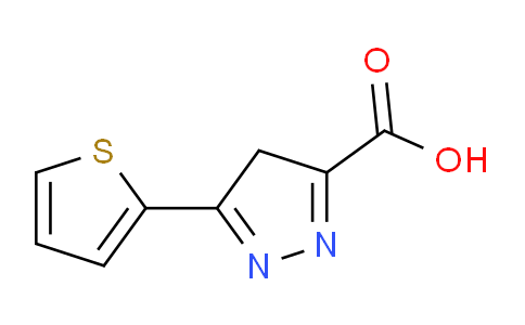 CAS No. 904813-23-6, 5-(Thiophen-2-yl)-4H-pyrazole-3-carboxylic acid
